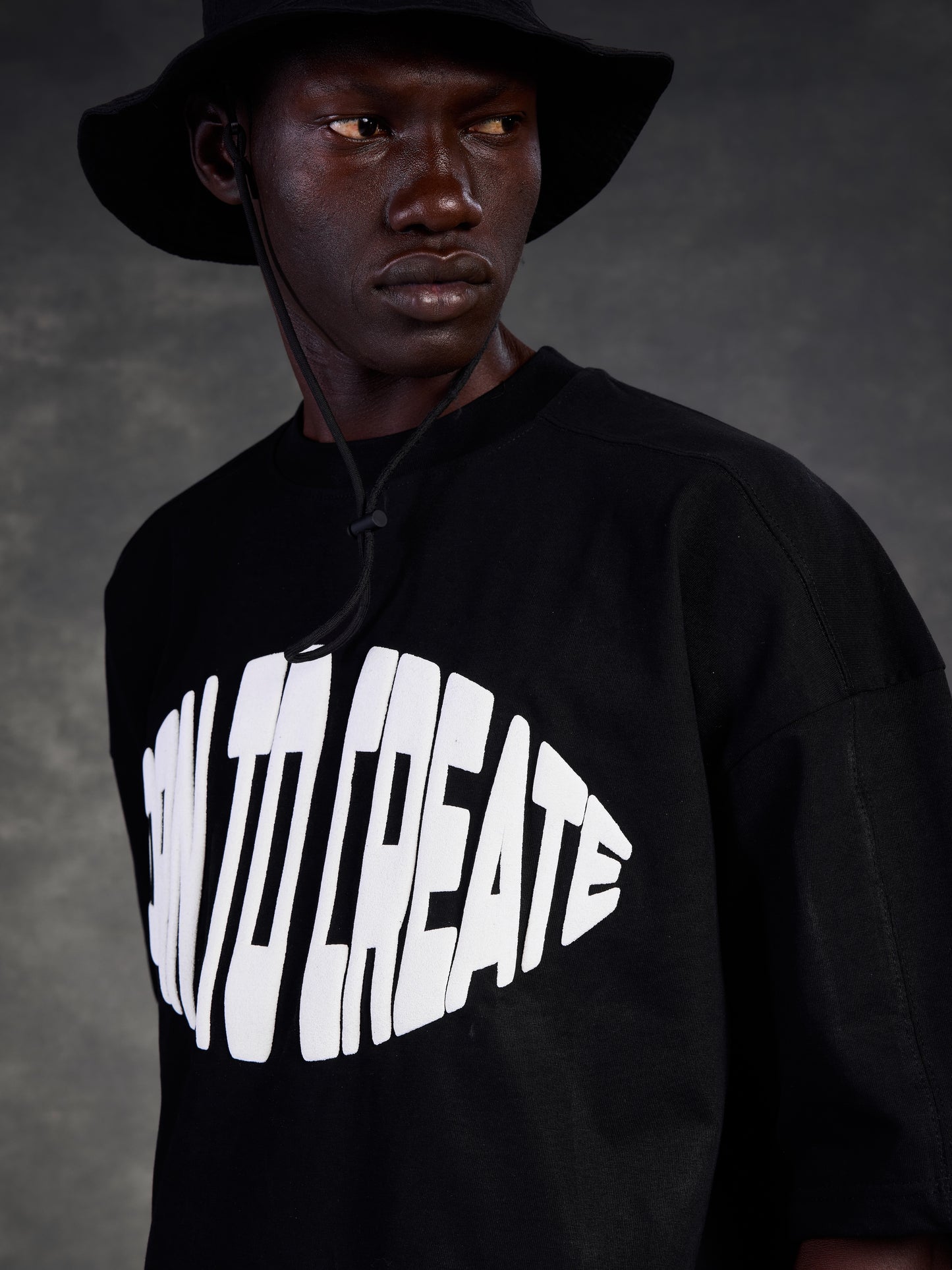 3D BORN TO CREATE BOXY TEE