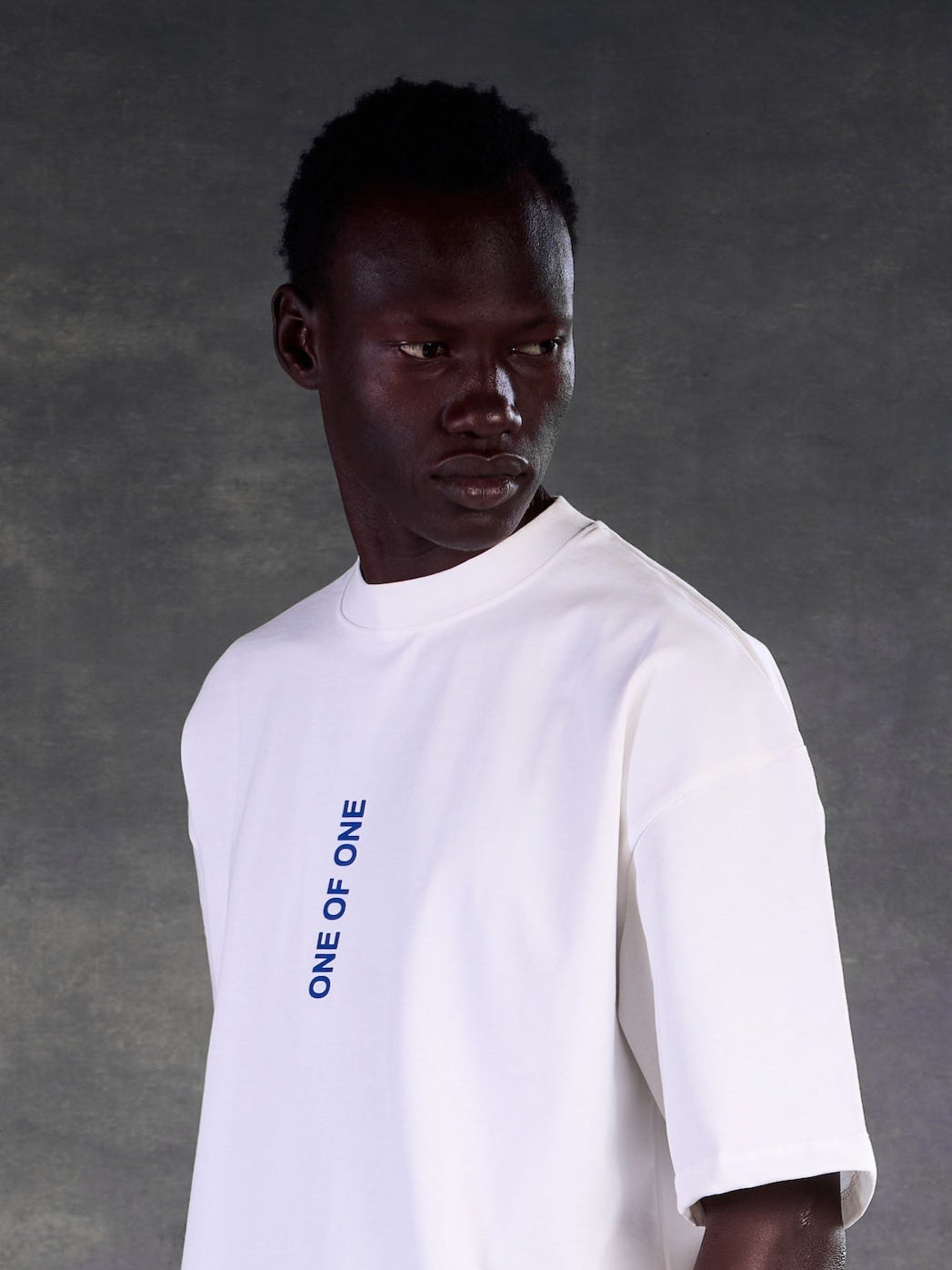 3D ONE OF ONE TEE – Lunar White