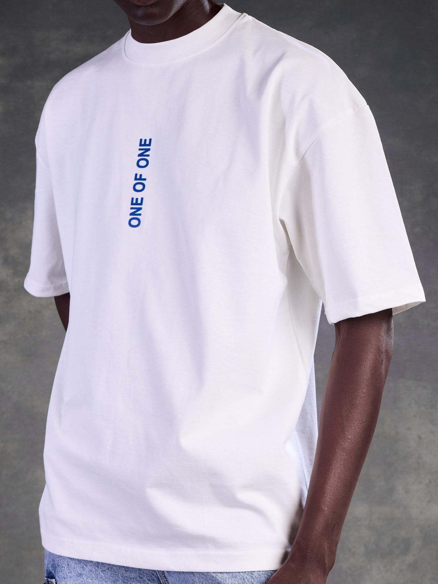 3D ONE OF ONE TEE – Lunar White