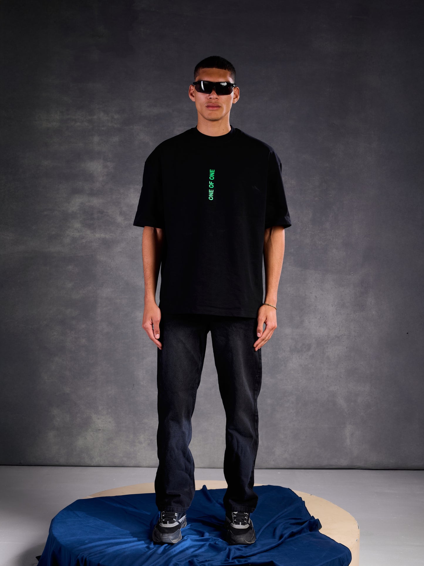3D ONE OF ONE TEE – Obsidian Black