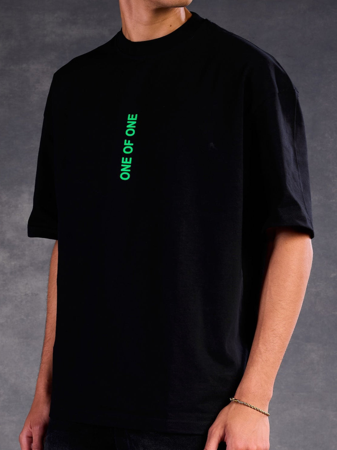 3D ONE OF ONE TEE – Obsidian Black