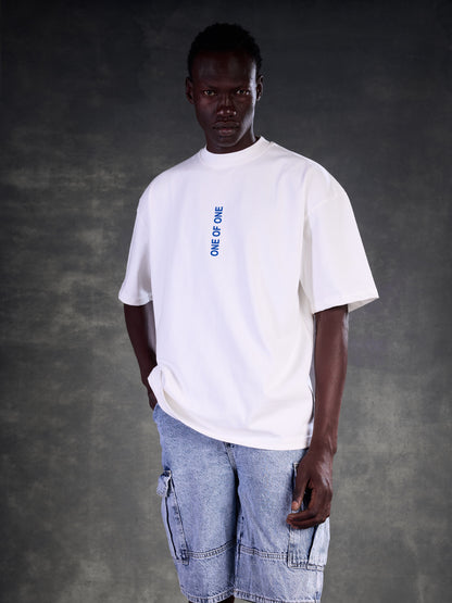 3D ONE OF ONE TEE – Lunar White