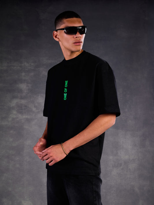 3D ONE OF ONE TEE – Obsidian Black